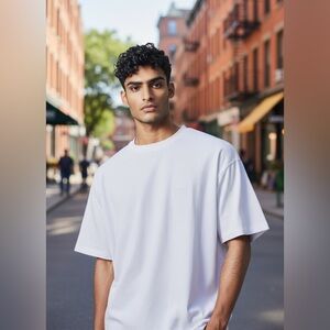 Hugo Boss Thompson Men’s Logo T-Shirt XL White Crewneck | Minimalist NEW